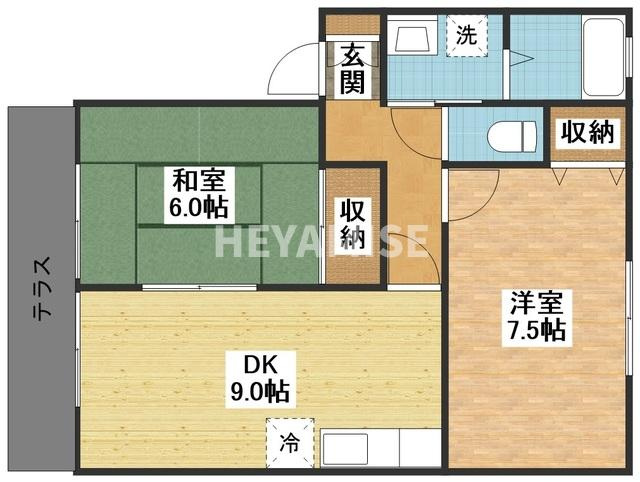 タウンハイツやましたの間取り