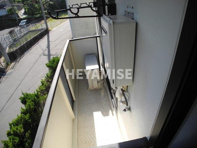 セジュールマツヤマのバルコニー