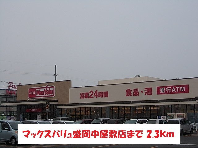 ノーブル・フォーシーズンＢの周辺|マックスバリュ盛岡中屋敷店まで2300m