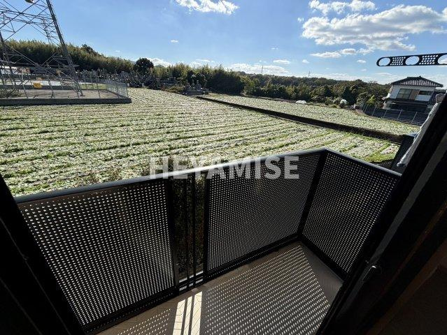 セジュールあいのA棟のバルコニー