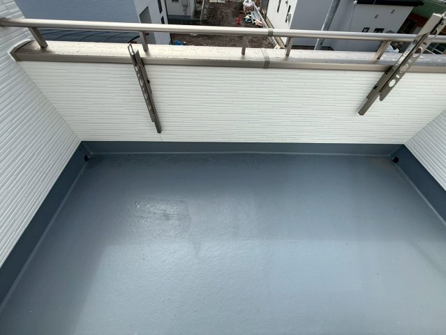 香美市土佐山田町宝町2期5棟 2号棟のバルコニー|広めのバルコニーで家族の暮らしを明るく彩ります。