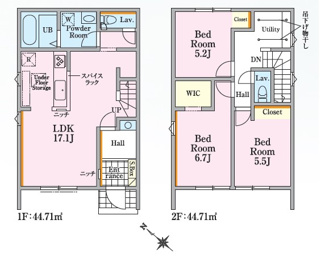 【間取り】 | 川口市安行領家　新築戸建　３号棟
