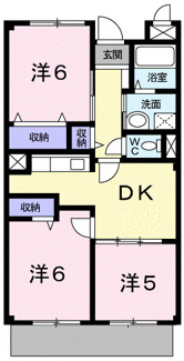 【間取り】 | シャルマン今宿