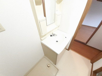 【洗面所】 | シャルマン今宿 | コンパクトで使いやすい洗面所