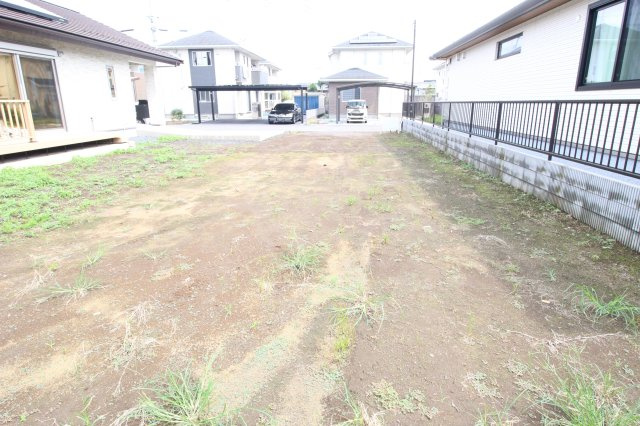 《分譲地》下野市仁良川　全4区画（区画4）の外観|敷地延長部分　西から