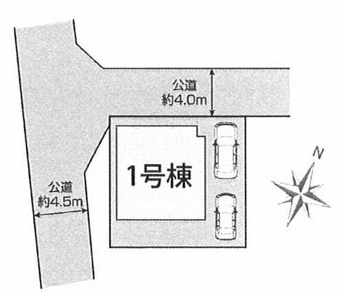 平塚市桜ケ丘　新築戸建全1棟の区画図