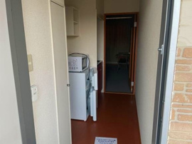 明るい玄関です