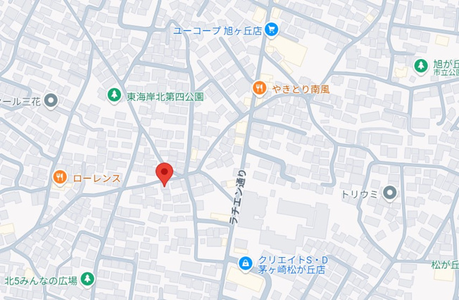 【地図】 | 茅ヶ崎市東海岸北　建築条件なし売地