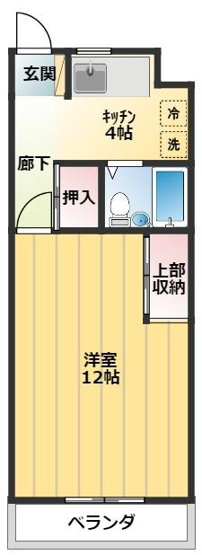 【間取り】 | 【学生用プラン】TANAKA.1