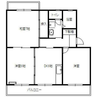 ヤマサハイツの間取り