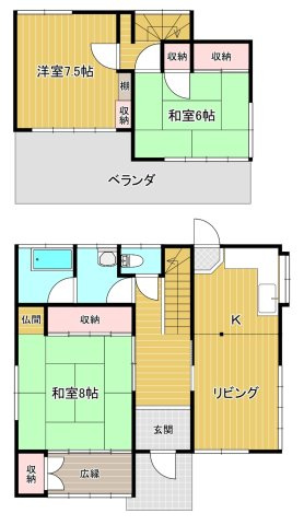 【間取り】 | 白岡市彦兵衛　中古戸建