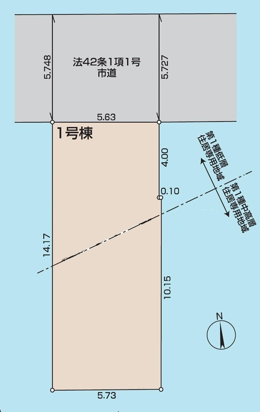 西東京市保谷町２丁目 西武新宿線 西武柳沢駅 新築戸建の区画図