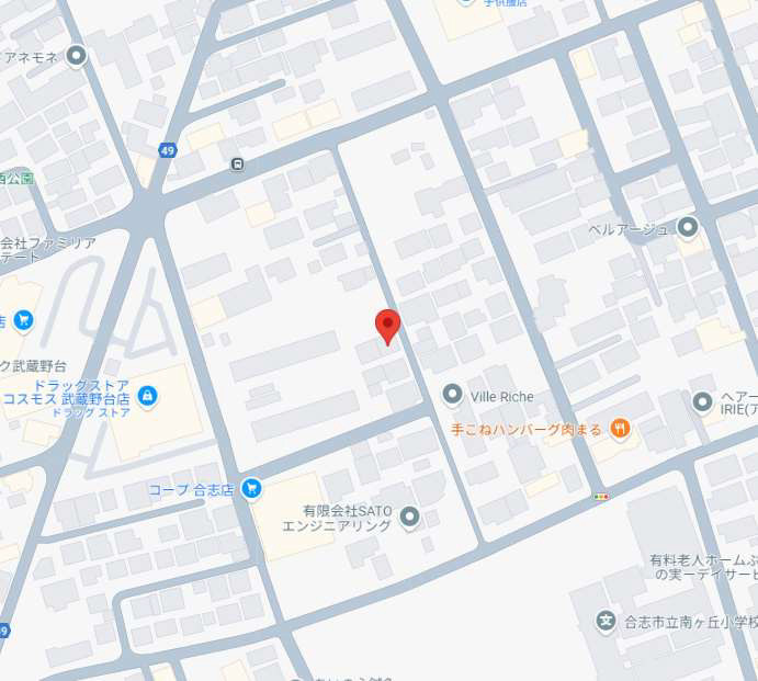 ケイアイエルデ／合志市幾久富１期／２号棟の地図