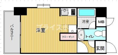 【間取り】 | ラフィネスクロスロード博多ステーション　★プライスホームなら仲介手数料0円★
