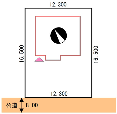 【区画図】 | 文苑3丁目16-5売家