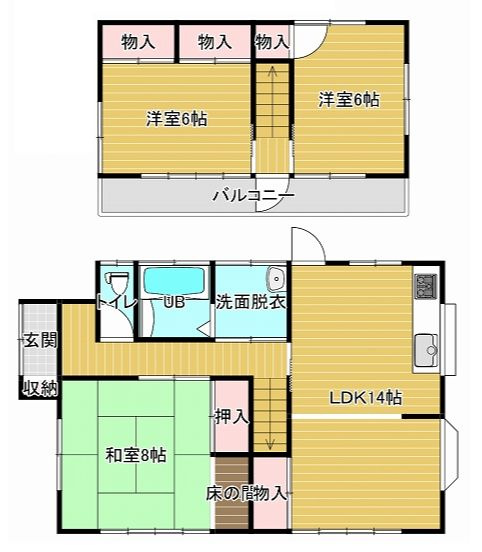 野木町丸林の間取り