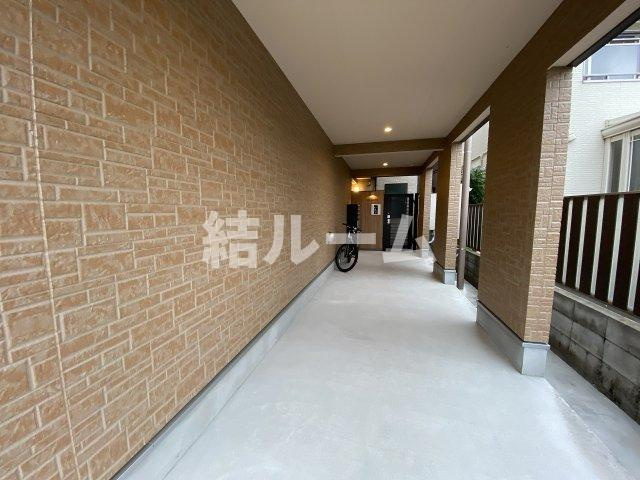 板橋区新河岸３丁目のアパートのロビー