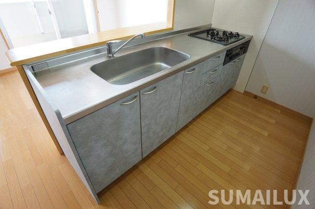 熊本市東区御領１丁目の賃貸マンションのキッチン