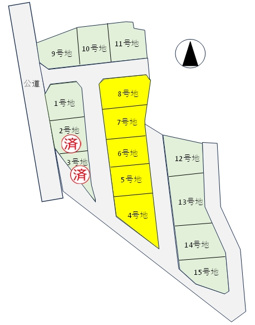 【土地図】 | 丹波市柏原町柏原　分譲地1