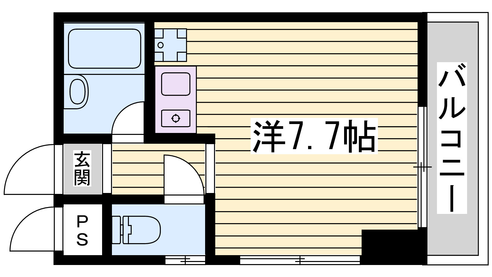 コーポ小嶋の間取り