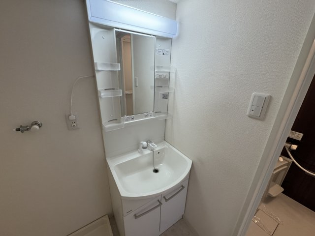 昌永ハイツの独立洗面台