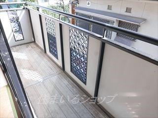 ハイランド　Ｂ棟のバルコニー