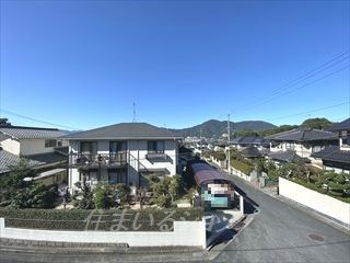 ハイランド　Ｂ棟の展望|募集のお部屋（201号室）からの眺望です！