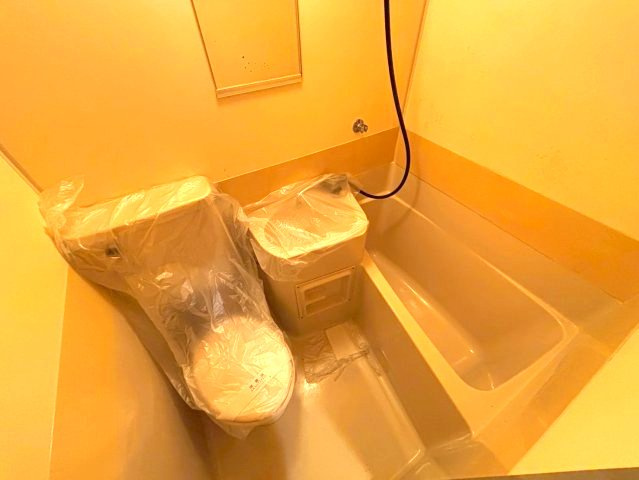 マンションファームの浴室