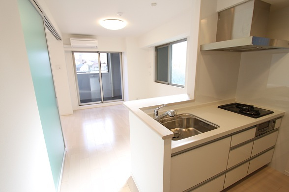 大阪市中央区安堂寺町２丁目の賃貸マンションのキッチン