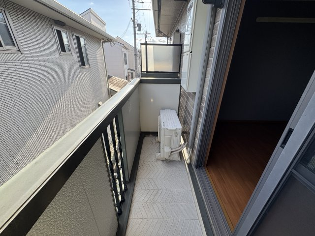 オーク玉田のバルコニー