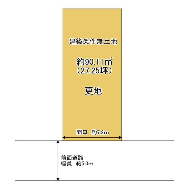 京都市左京区高野泉町　建築条件無土地の土地図
