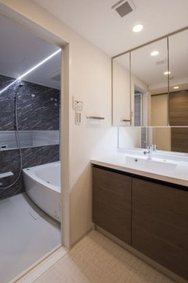 DIPS墨田RIVERSIDEの独立洗面台