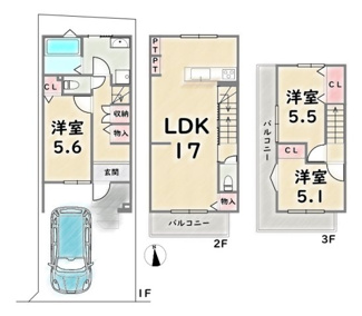 【間取り】 | 右京区常盤窪町