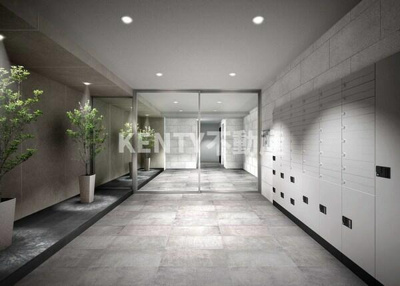 【ロビー】 | グランジット梅屋敷 | 清潔なロビーです