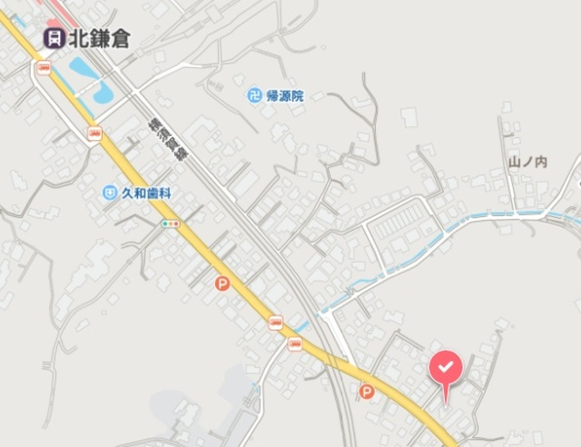 KONAYA北鎌倉Ⅱの地図