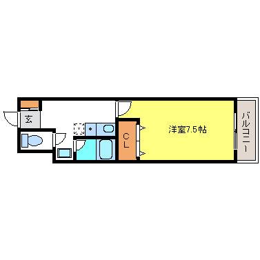 【間取り】 | レジデンスコスモⅢ