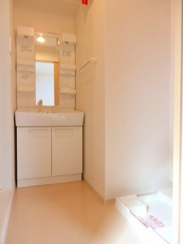 フォレストリバーの洗面所|スペースが確保できる洗面所です