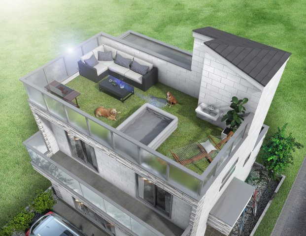 【売主物件】Villacia上沢17期の外観パース