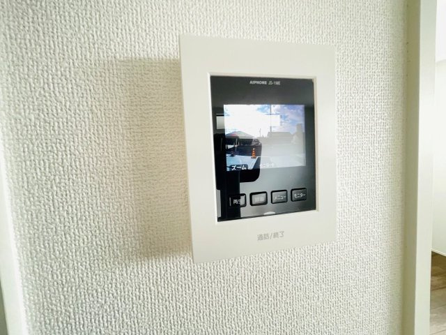 豊田市栄町　新築分譲住宅　全3棟　2号棟のセキュリティ|モニター付きインターホンで来客対応も安心です♪
