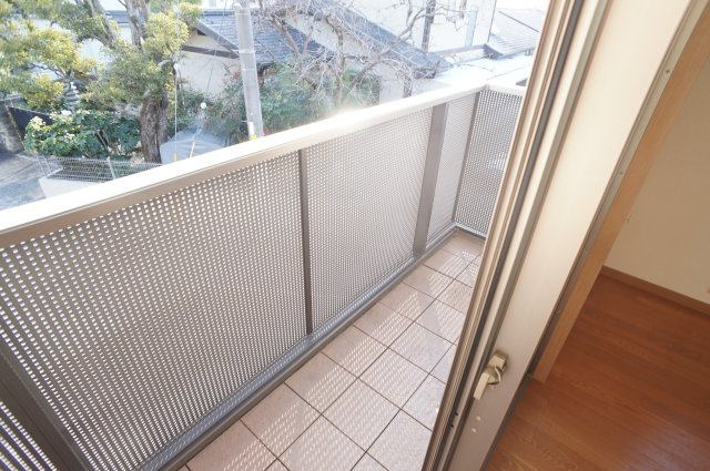 アザミテラス　Ｂ棟のバルコニー