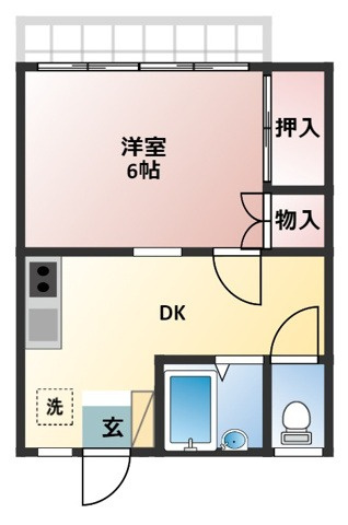 メゾン野比Aの間取り