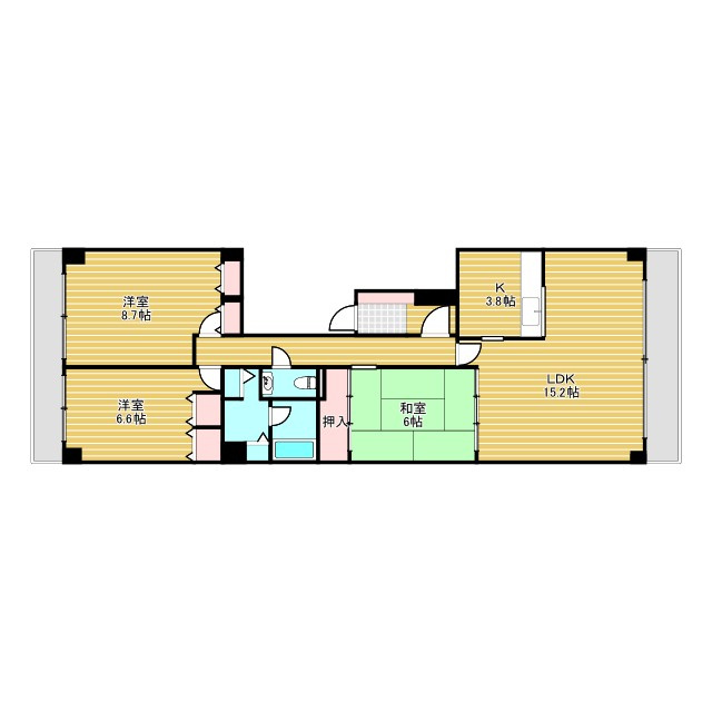 イトーピア千里万博公園の間取り
