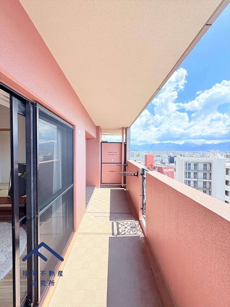 JGMヴェルデ室見のバルコニー