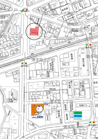 ライオンズマンション岐阜清本町【2階】の地図