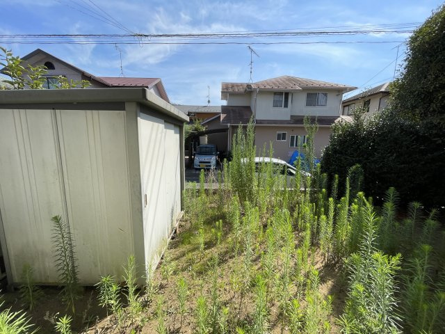 松尾町高富売り戸建ての庭