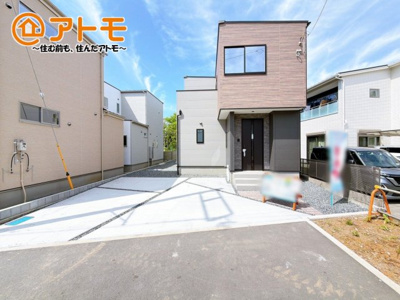 【駐車場】 | 三島市松本1期　新築戸建　1号棟 | ゆったりスペースで、駐車も楽ちん♪