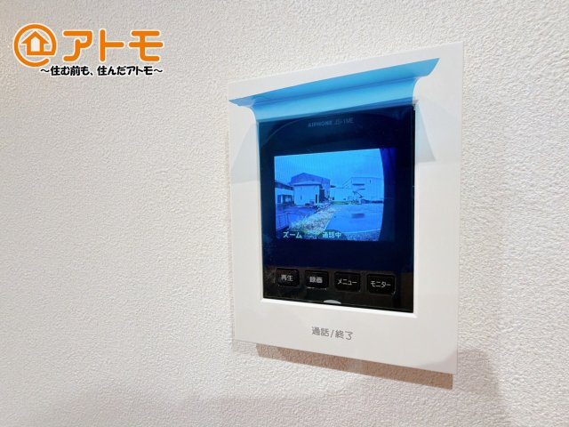 【セキュリティ】 | 三島市松本1期　新築戸建　1号棟 | TVモニター付きインターホンは防犯性に優れています！