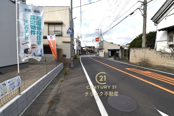 リーブルガーデン  第1笠間市笠間　1の前面道路含む現地写真|現地撮影（2025年9月）