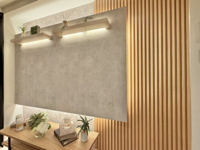 【居間・リビング】 | オリエント赤坂モートサイド | おしゃれなリビング内DENです