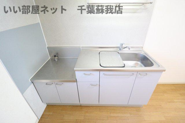 ソレイユ若葉　Bのキッチン|お料理しやすいキッチンです